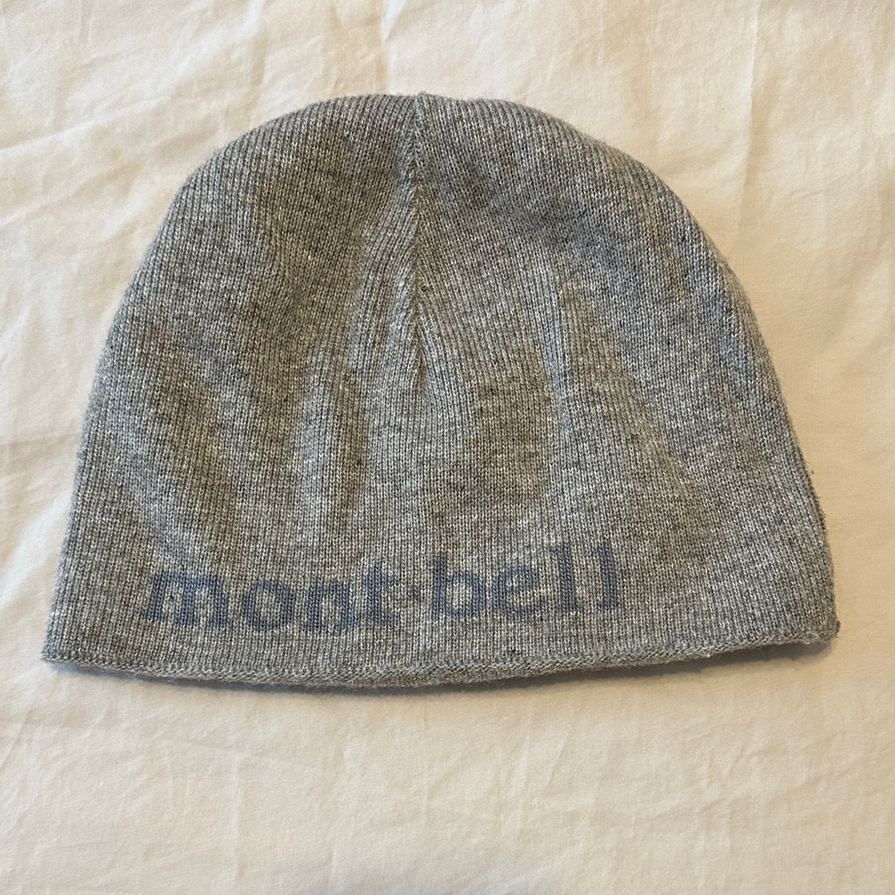 Montbell brushed Gray Beanie s/m